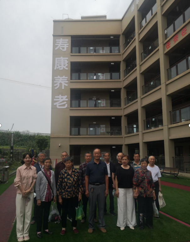宝洪村老体协领导参观指导