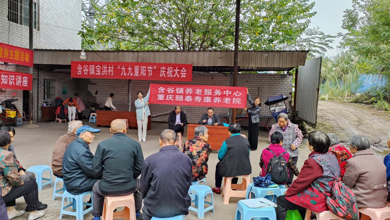 健康知识讲座—含谷镇养老服务中心开展老年人健康知识讲座